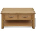 Table Basse Bois Massif Chêne — Salon Chaleureux