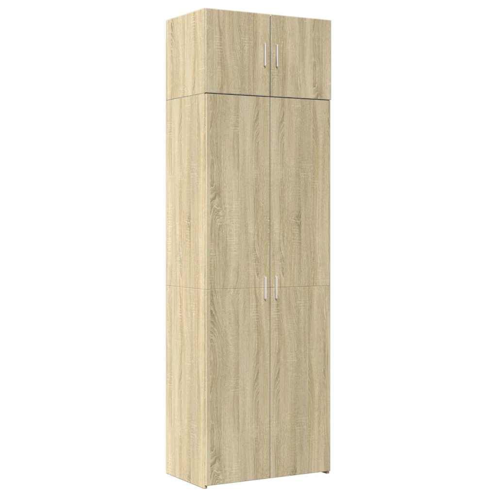 Armoire de rangement chêne – Haute, 225 cm