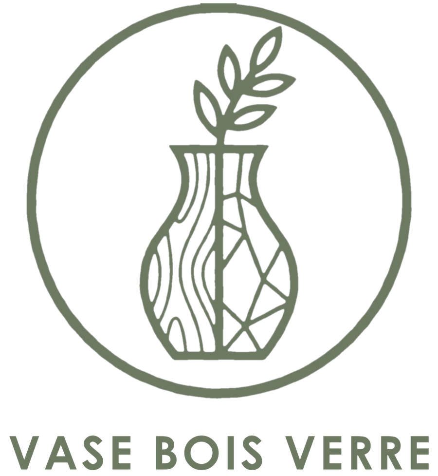 logo vase bois verre