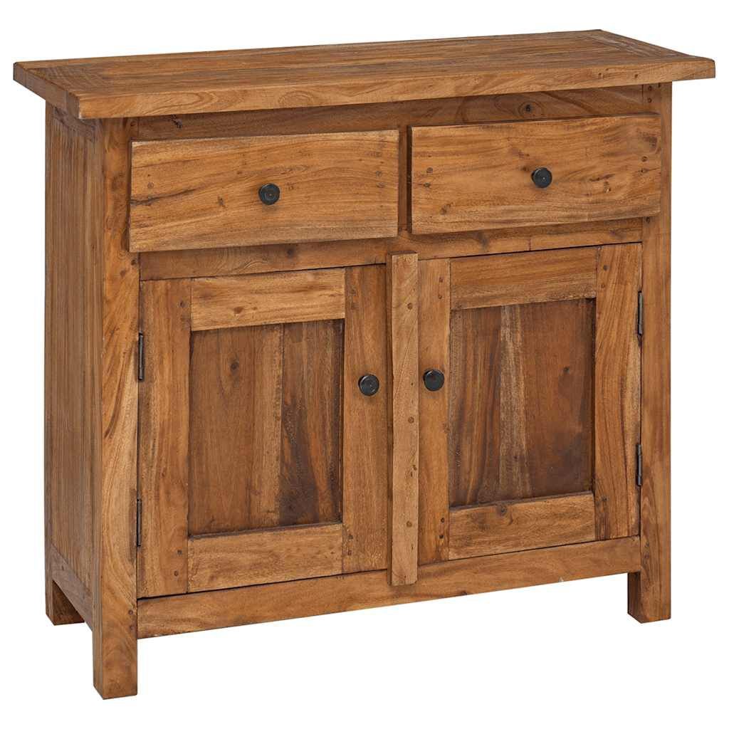 Buffet Acajou Massif Fait Main – Style Vintage