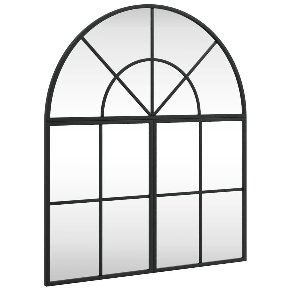 Miroir Arche Fer Noir – Cadre Fin 60 x 70 cm