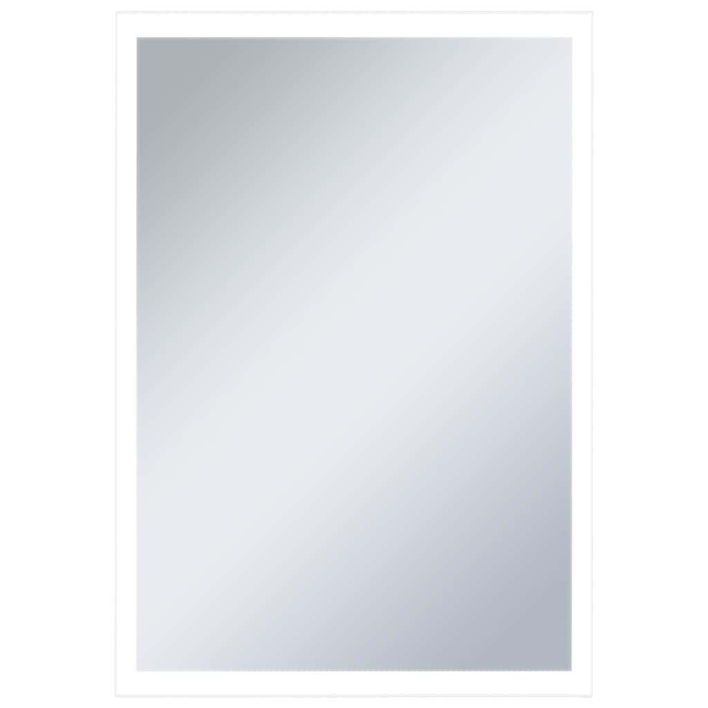 Miroir LED Salle de Bain – Cadre Aluminium 60 x 80 cm