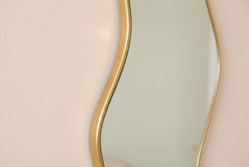 Cadre fin doré, verre de 4 mm