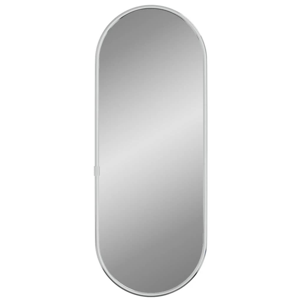 Miroir Ovale Argenté – Cadre Fin 40 x 15 cm