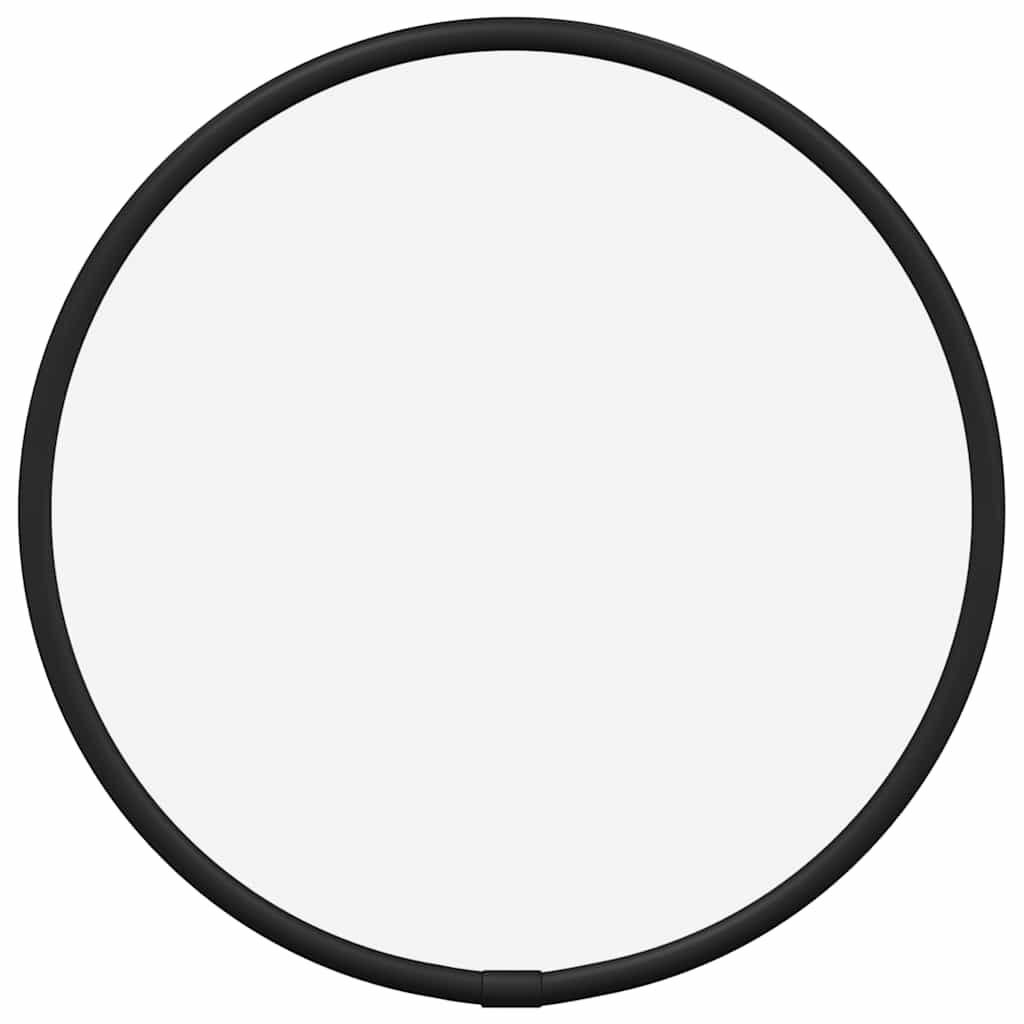Miroir Rond Noir – Cadre Fin 40 cm