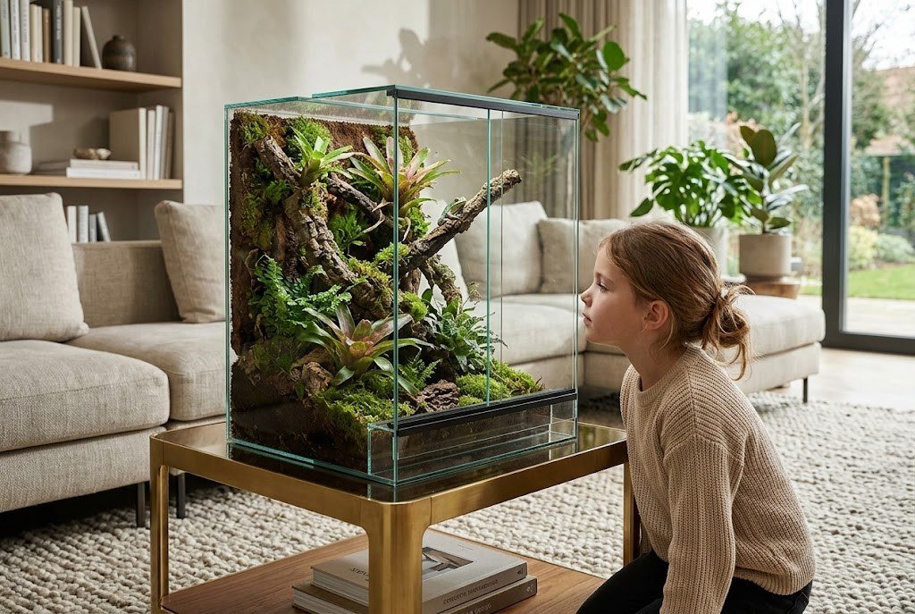 Un terrarium tout en hauteur