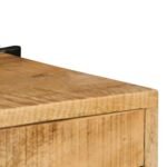 Buffet bois de manguier – Massif, 150x40x80 cm – vue 6