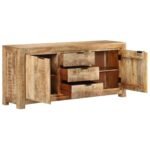 Buffet bois de manguier – Brut, 175x40x75 cm – vue 3