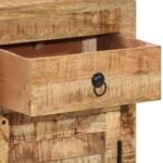 Buffet bois de manguier – Massif, 110x30x65 cm – vue 8