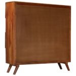 Buffet haut bois recyclé – Récupération massif, 150x40x152 cm – vue 2