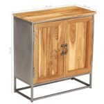 Armoire Murale Bois Massif Teck Longueur65 cmProfondeur/Largeur30 cmHauteur70 cmMatièreBois massif - photo 10 - Vase Bois Verre