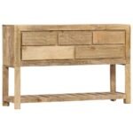 console manguier massif sur fond clair