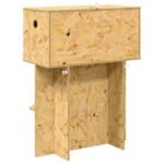 Terrarium Étroit OSB sur Pied – 60 x 30 x 80 cm – vue 10