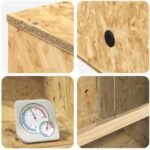 Terrarium Vertical OSB Bois – 50 x 50 x 100 cm – vue 10