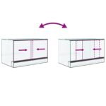 Terrarium Verre Reptile – 50 x 30 x 30 cm – vue 11