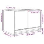 Terrarium en Verre – 60 x 40 x 40 cm – vue 12
