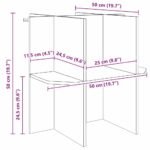 Support de Terrarium OSB Cube – 50 cm – vue 12