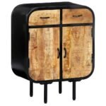 buffet arrondi manguier sur fond clair