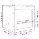 Petit Terrarium OSB – 40 x 40 x 40 cm – vue 13