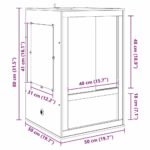 Terrarium Reptile OSB – 50 x 50 x 80 cm – vue 13