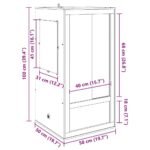Terrarium Vertical OSB – 50 x 50 x 100 cm – vue 13