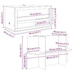 Terrarium OSB sur Pied – 80 x 40 x 90 cm – vue 15