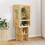 Terrarium OSB Haut – 50 x 50 x 130 cm – vue 2