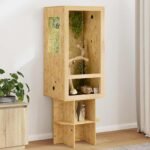 Terrarium Colonne OSB – 50 x 50 x 150 cm – vue 2