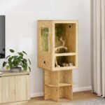 Terrarium Reptile OSB – 50 x 50 x 80 cm – vue 2