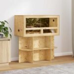 Support de Terrarium OSB – Plateau 80 cm – vue 2