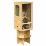 Terrarium Colonne OSB – 50 x 50 x 150 cm – vue 3