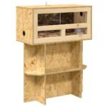 Terrarium Étroit OSB sur Pied – 60 x 30 x 80 cm – vue 3