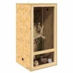 Terrarium Vertical OSB Bois – 50 x 50 x 100 cm – vue 3