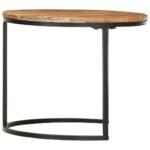 pieds en fer noir d'une table gigogne