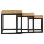 pied fin en fer noir d'une table