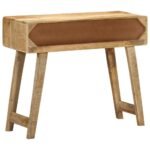 pieds en bois de la console