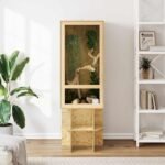 Terrarium Vertical OSB Bois – 50 x 50 x 100 cm – vue 4