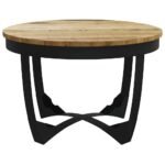 table ronde à côté d'un fauteuil