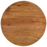 table ronde dans un coin salon