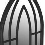 miroir accroché dans une entrée