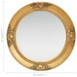 miroir accroché dans une entrée