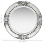 miroir accroché dans une entrée