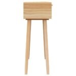 console scandinave dans une entrée claire