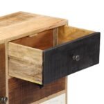 vue de trois quarts du meuble scandinave en manguier