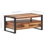 vue de trois quarts de la table