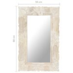 miroir dans une entrée pour agrandir la pièce
