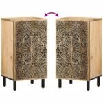 vue de trois quarts de la petite armoire manguier