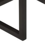 vue de trois quarts des trois tables