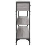 pied réglable sous la console