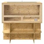 Terrarium OSB avec Base – 100 x 50 x 100 cm – vue 8